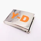 Belt Alloy Belt Buckles Zinc Alloy Metal Top Canvas Belt Buckle With Custom Logo Printed