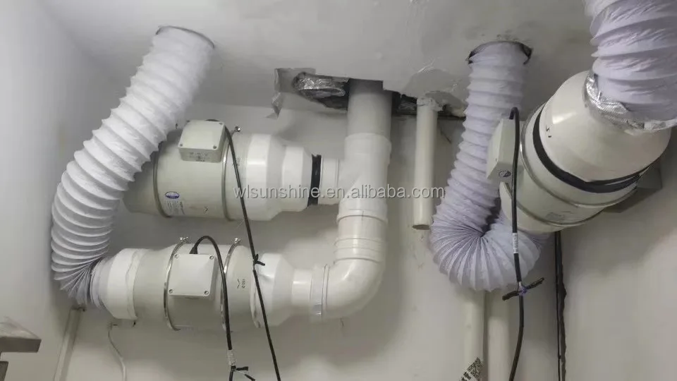 Mixed Flow Duct Fan, ST-100, RED, PLASTIC - detail 18