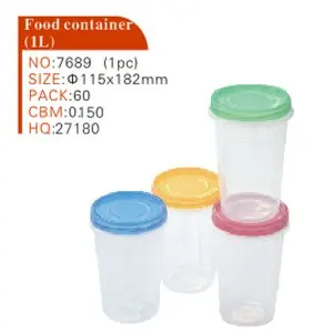 Haixing Transparent Food Container With Lid With Small Hole Noodle Storage