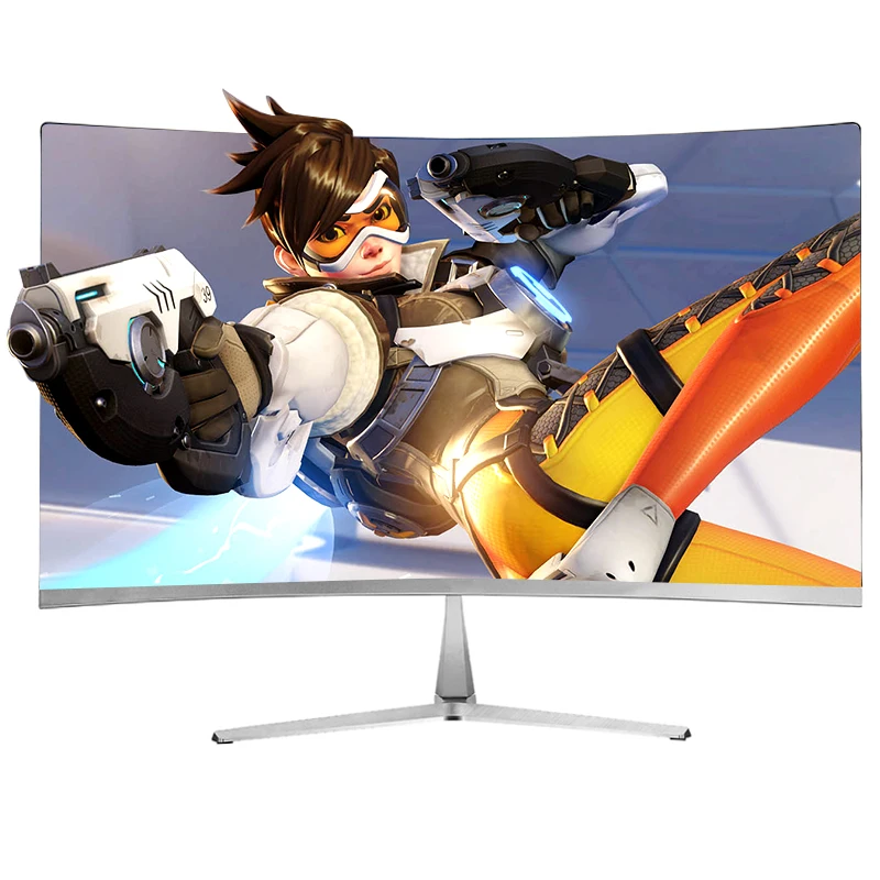 White Led Hd Curved 24 144hz Gaming Pc 
