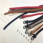 Belt Vintage Braided Belt 2021 Custom Wholesale Pu Braided Belt Casual Vintage Pu Braided Thin Belt