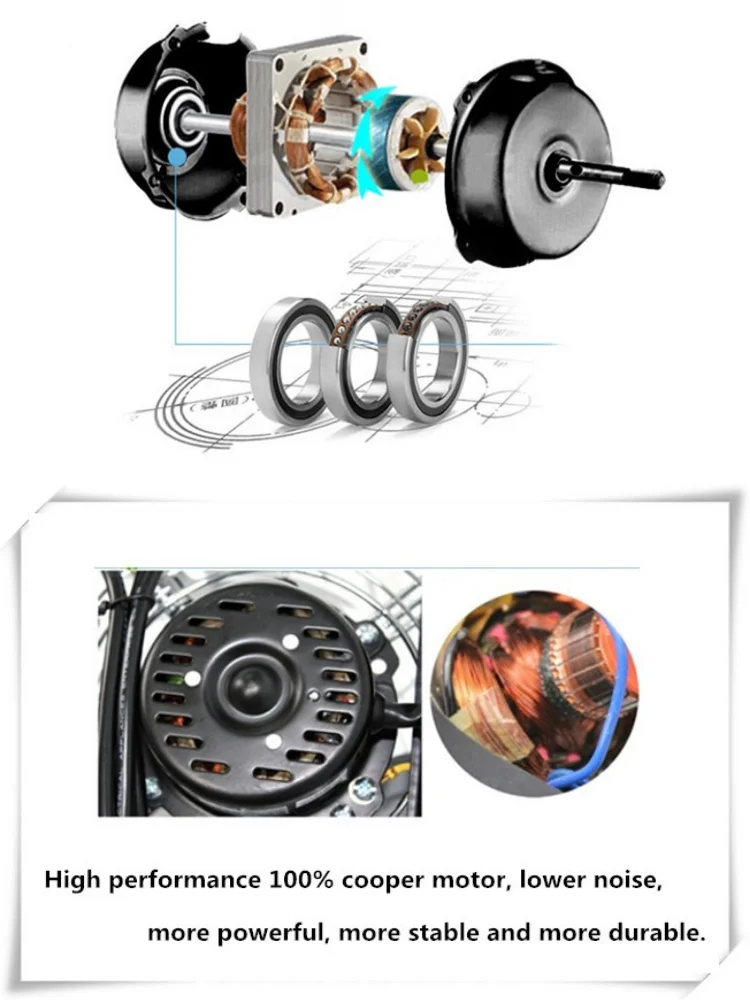 Industrial Wall Mounted Fan, SAA, 500, 650, 750mm - detail 8