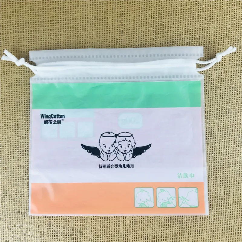recycled high quality custom multi sizes color logo printed pp pe drawstring bag