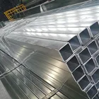 St52 Tube Steel Tubes Galvanizing Iron Price St52 Q235 100mmx100mm SHS Galvanized Iron Square Tube Rectangular Steel Tubes
