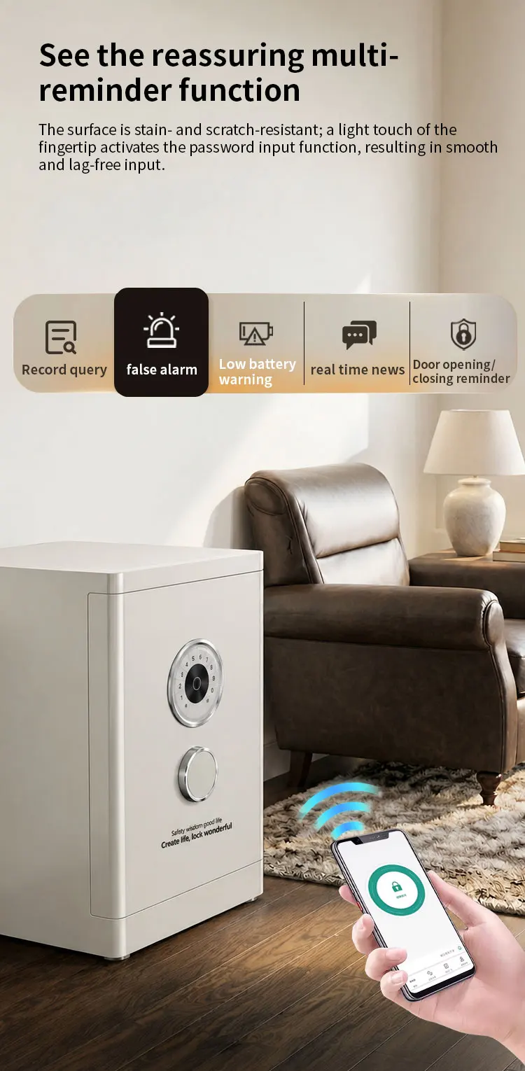 product ceqsafe factory customized yuta heavy duty anti theft hidden safe box for money with digital electronic safe lock-8