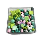 Wooden Round Bead Painted Wooden Round Bead Assorted Bead Wooden