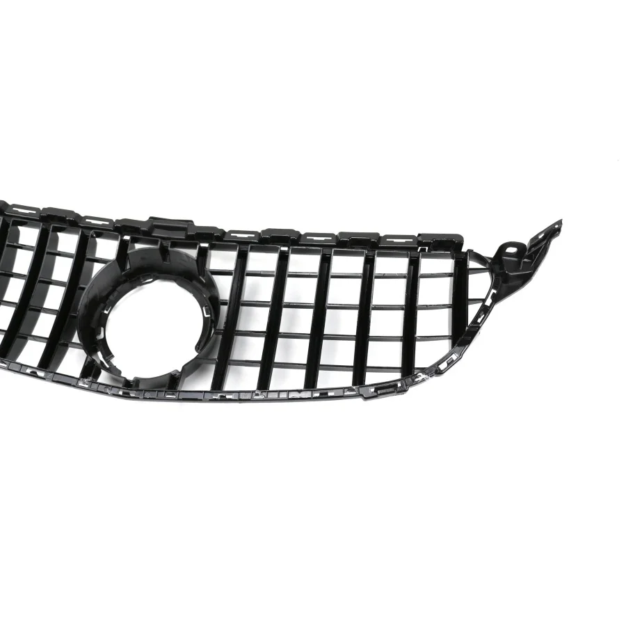 product tiypeor car black abs silver gt style grill cars mesh grille for mercedes benz c class w205 2019-12