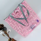 Handbag Tote Bag Fashion Women Clear Tote Bag Crystal PVC Handbag Tote Shoulder Transparent Beach Bag With Long Straps