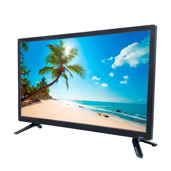 32-Inch LED Backlit LCD DVBT2S2 TV Black Cabinet HDTV Definition for Home Use