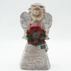 Wing Creative Design Wood Like Wholesale Wing Resin Angel Figurine
