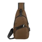 Messenger Bags Bag Bag Sling Bag Promotional New Design Zipper Messenger Bags Chest Bag Custom Logo Hiking Sling Bags