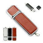 Pen Drive Wholesale Leather Memory Pen Drive USB2.0 3.0 Usb Stick Memory 1Gb 2Gb 4Gb Leather Usb Flash Drive