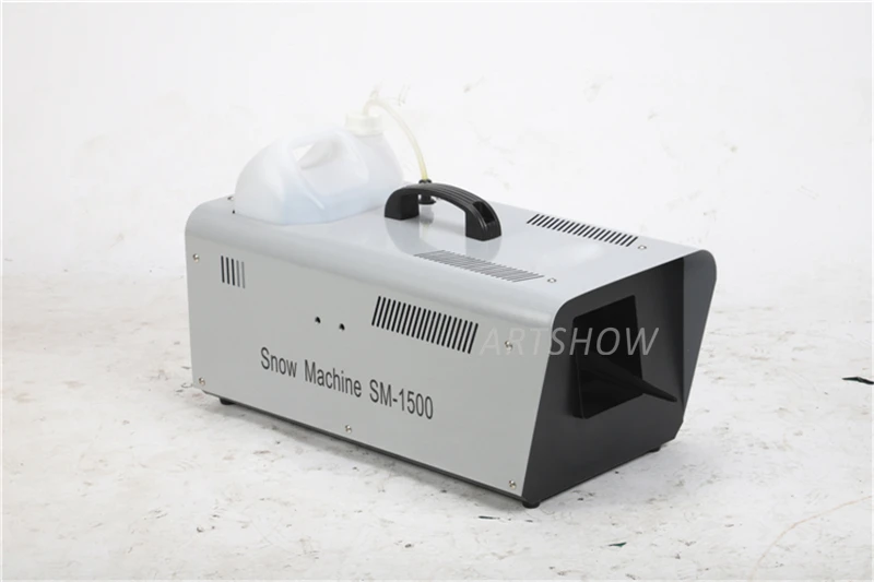 1500W Stage DJ Party Snow Flake Effect Maker Snow Machine with Wire Remote Snow Blower Maker Machine Remote Control