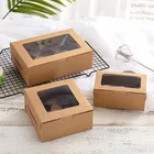 Cake Box Wholesale Custom Cake Boxes In Bulk Cake Box With Window Designed Color Printed Paper Birthday Rich Cake Boxes
