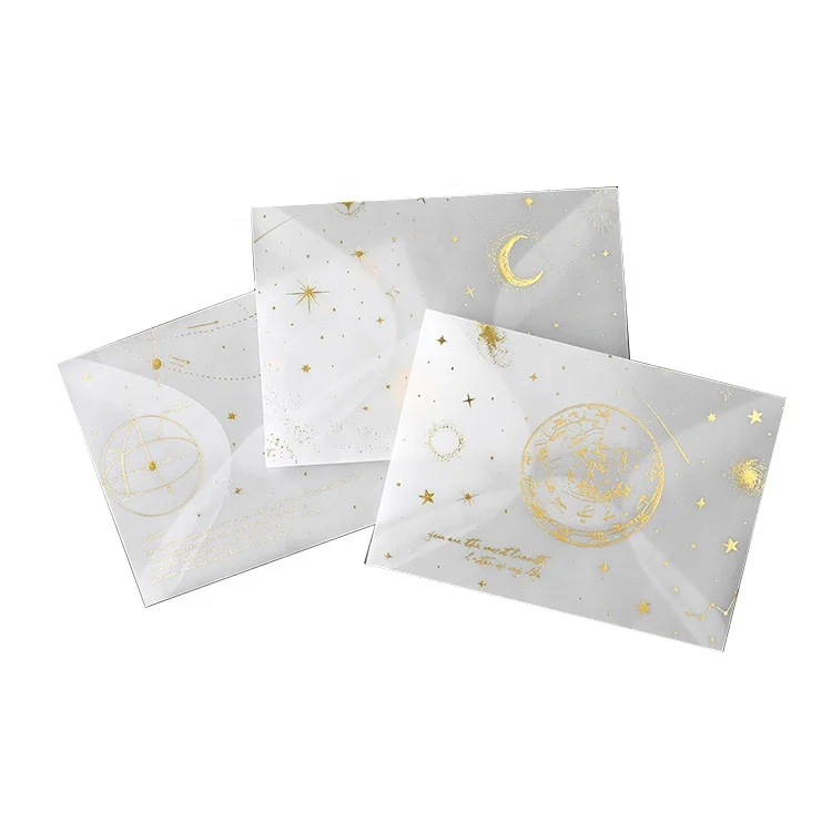 Wholesale Business Envelope Gold Foil Kraft with Pearl Paper Cardboard Paperboard Paper Coated Paper for Professional Use manufacture