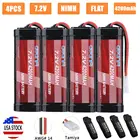 Rc Toys AWANFI 4PCS 4200mAh 7.2V Ni-MH RC Battery Pack Tamiya For RC Car Truck Buggy Traxxas Toys
