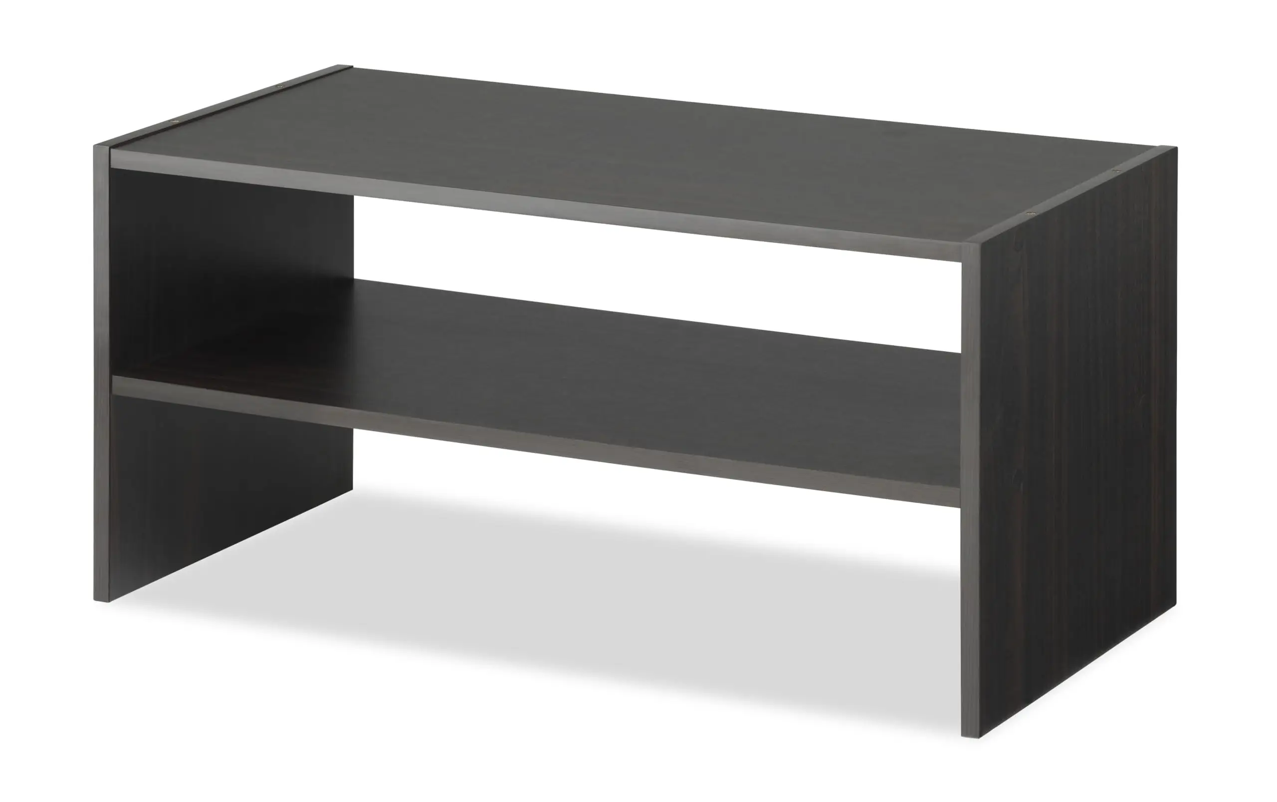 product solid wood 2 layer stackable shoe rack modern design home furniture storage organizer for shoes at entrance-10