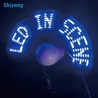 Gift Promotion Mini Fan Mini Usb Led Fan Business Gift Promotion Air Cooling Mini Fan Usb LED Message Fan
