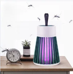 Hot Best Quality USB Rechargeable Shock Type Anti-Mosquito Insect Repellent Fly Silent Catcher LED Mosquito Killer Lamp