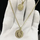 Pendant Diamond 2021 Jewlery Fashion Jewelry Gold Plated 3 Rows Queen Pendant Multi Layer Diamond Necklace For Women