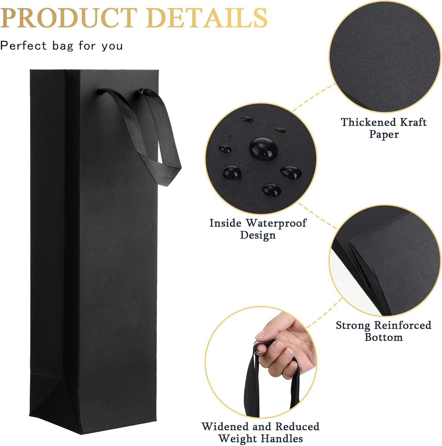 Custom printed your own business logo single red wine bottle gift shopping cardboard fancy wine bag Custom printed your own business logo single red wine bottle gift shopping cardboard fancy wine bag