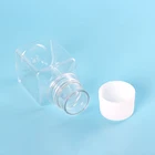 Pet Bottle Petpet 125ML PET Square Shape Plastic Media Bottle