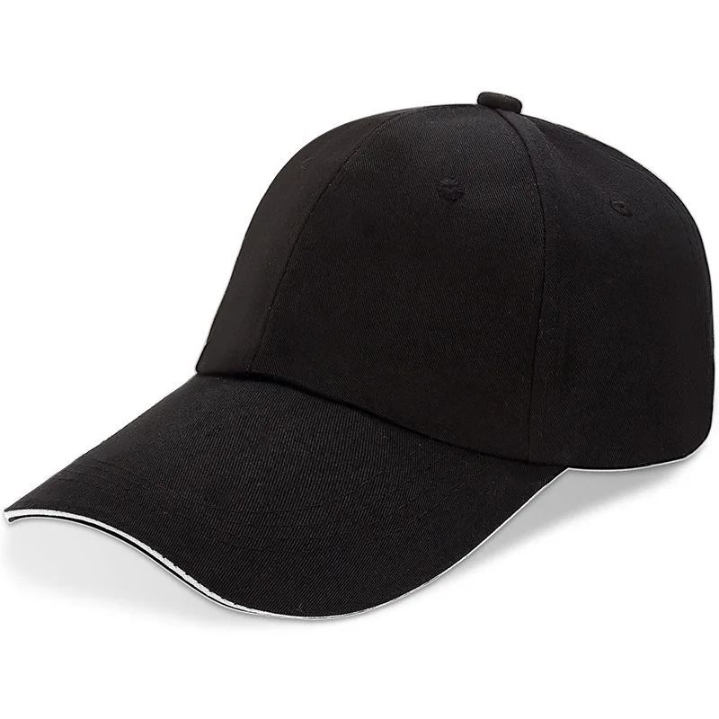 Baseball cap hat 100% cotton logo print or embroidery Advertising Cap Customized Volunteer Hat OEM to Artwork 5 6 PANELS CAP HAT