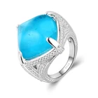 Wedding Rings Ring Luxury Gemstone Jewelry Wedding Rings Women Sterling Silver Cubic Zirconia Ring