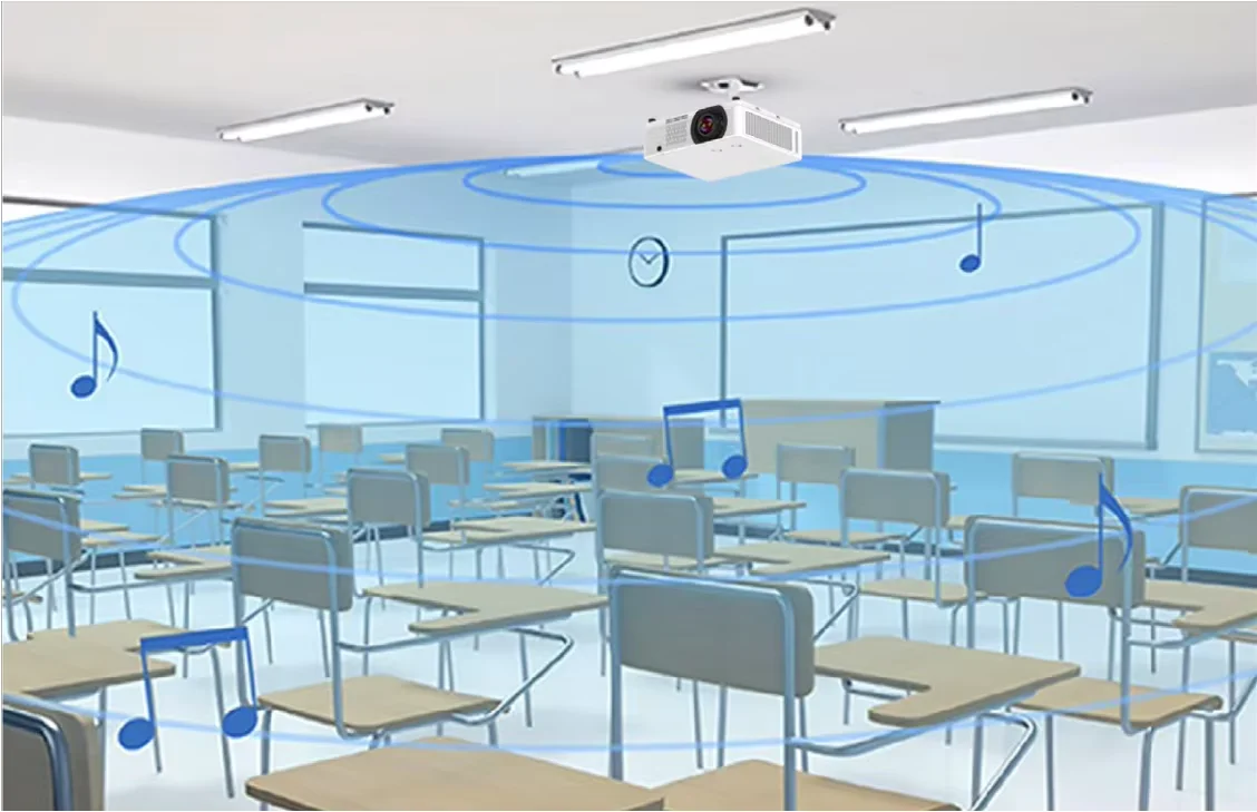 8200 Lumens 3LCD Laser Projector with 16W Speaker and 360° Projection for 3D Hologram Immersive Display