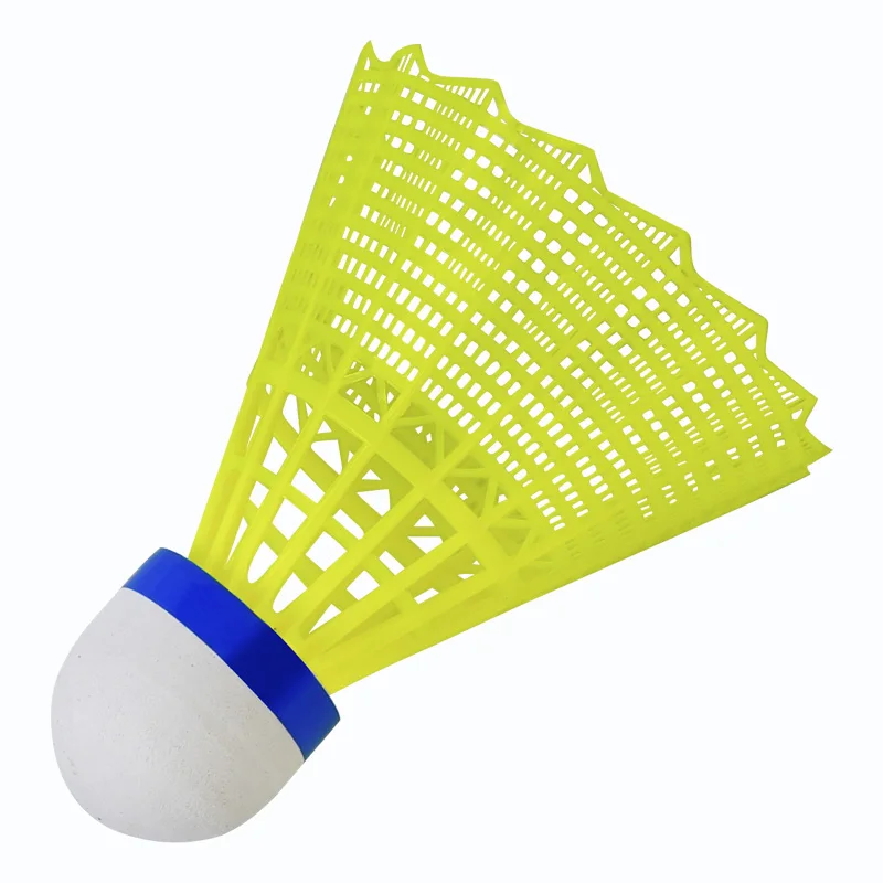 Whizz Badminton Birdie Nylon Shuttlecocks Tube of 6 for Indoor/Outdoor Game Sports Training 