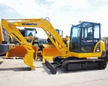 Used Komatsu PC56-7 PC56-8 Mini Crawler Excavator below 0~1000h working good condition komatsu digger