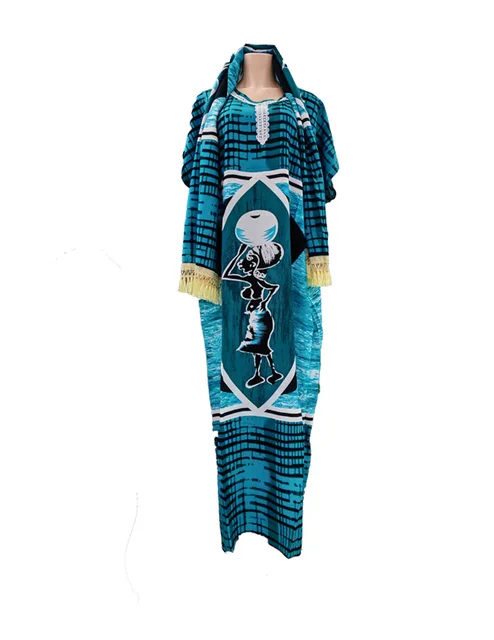 2024 Hot Sale Factory Direct Price  Casual Dresses Beach African Dashiki Dress