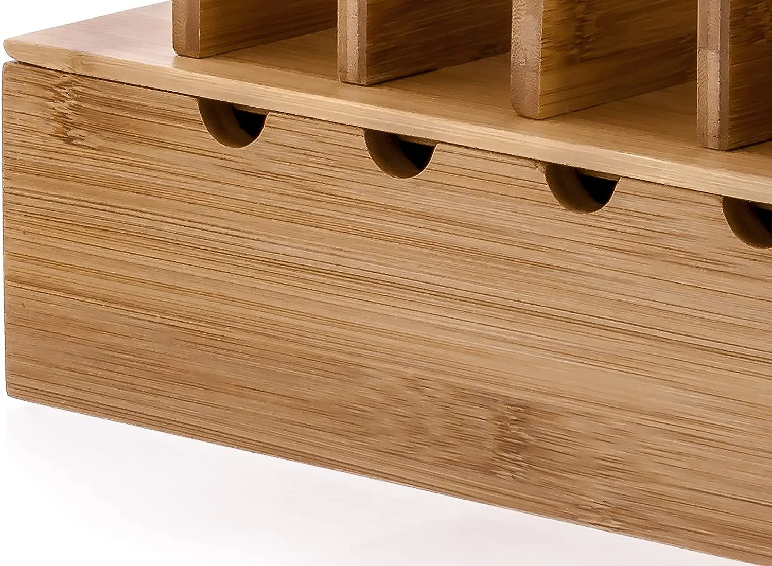 product bamboo cell phone charging station is suitable for mobile phones tablets smart phones the charging stand-3