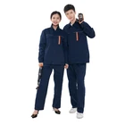 Work High Quality Industry Clothing Long Sleeve Safety Work Suits Uniform Fabric Workwear Set