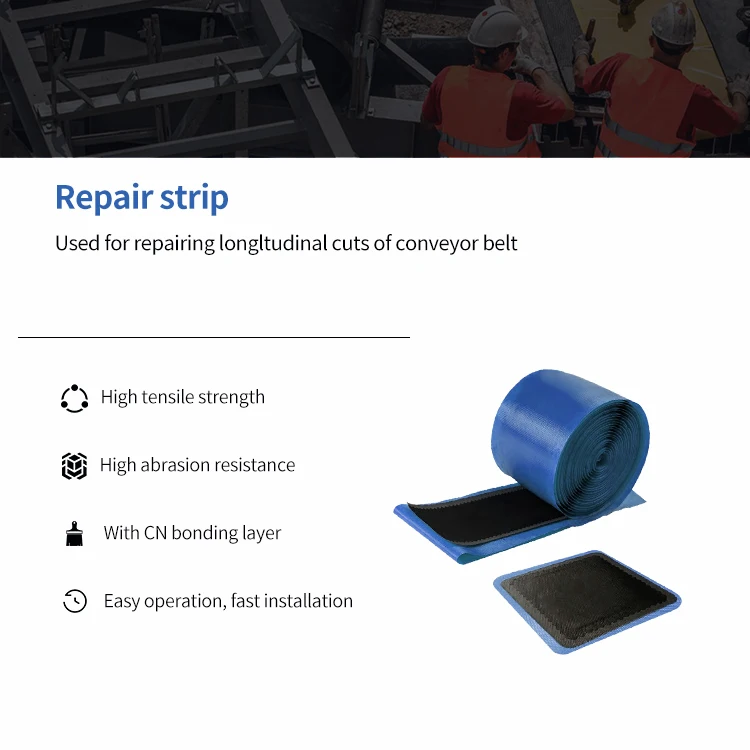 Rubber Repair Strips To Improve The Strength Of Conveyor Belt Repair