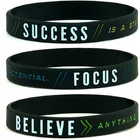 Bracelet Bracelets Rubber Silicone Bracelet Wristband Motivational Bracelets Rubber Wristbands For Men Women Teens