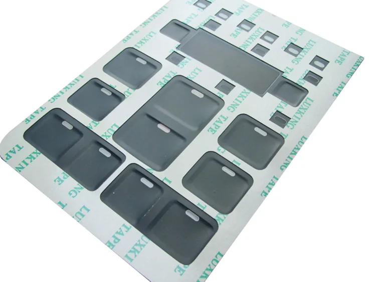 product gloss membrane label matte front control panel sticker embossed polycarbonate graphic overlay-3