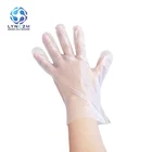 Durable Good Price Multi-Colored PVC Durable Transparent Plastic PE Food Grade Mitten For Surgery