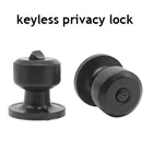 Outside Door Handle Matt Black Residential Door Handle With Key Tubular Knob Set Factory Price Cheapest