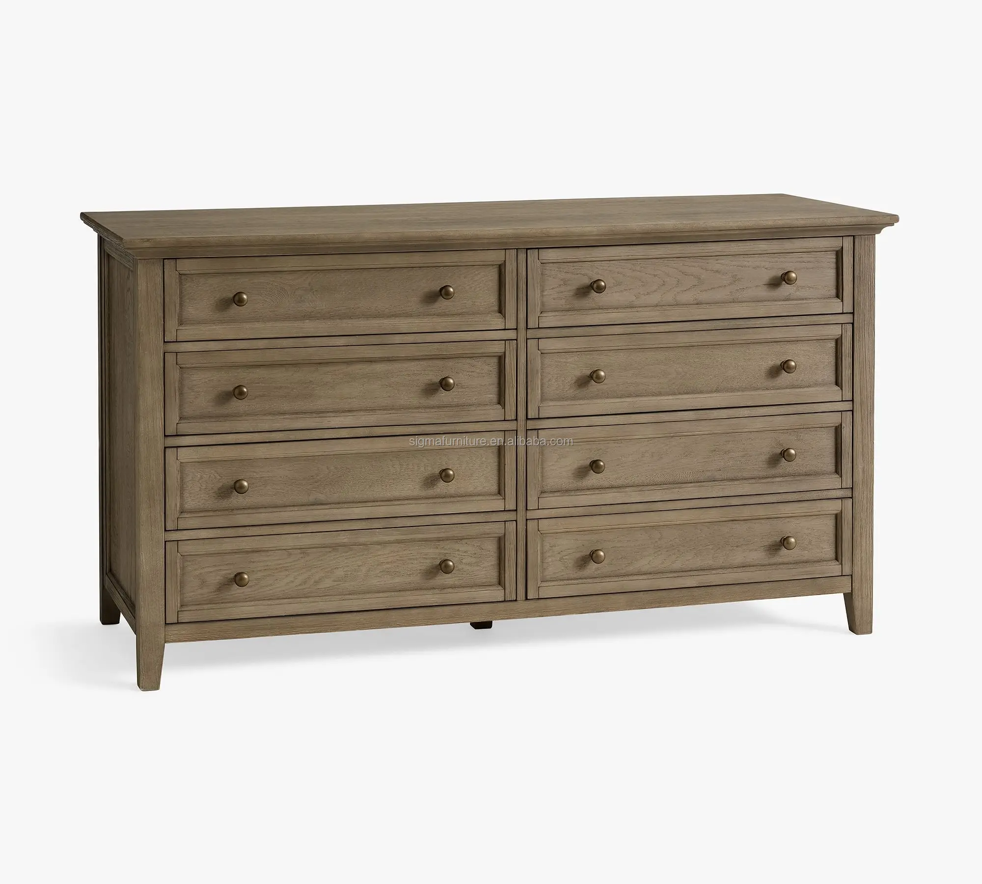 bedroom dresser bedroom furniture oak 8-drawer wider dresser