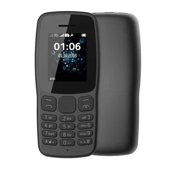 Wholesale In Stock 1:1 cell phone for Nokia 105 2G 2MP Dual SIM Card FM Radio Unlocked Celular Basic Nokia Mobile Phones
