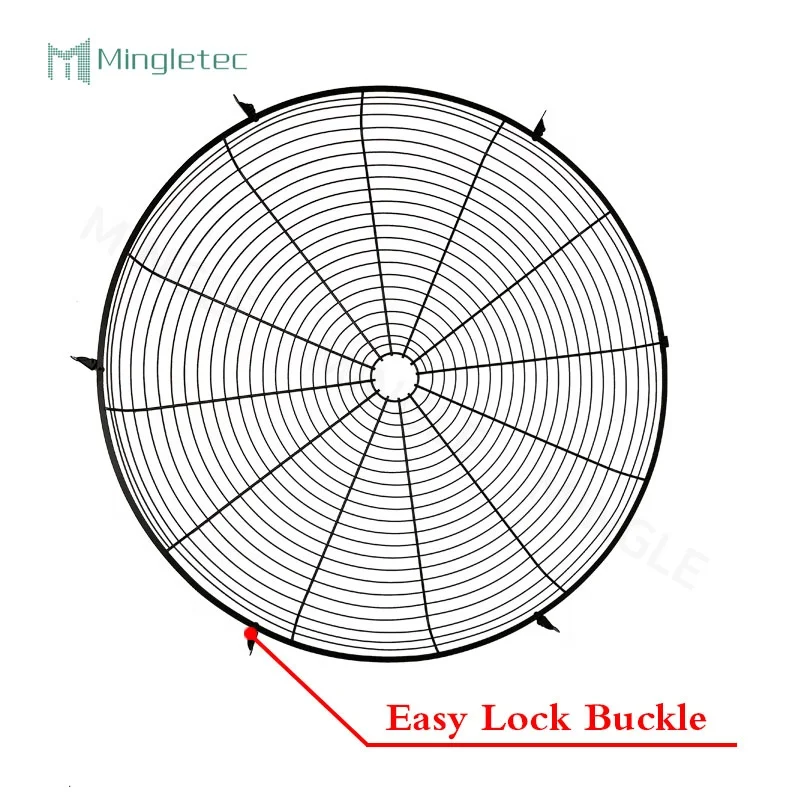 Wall Mount Metal Fan, 36inch, 20-260W - detail 14