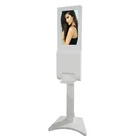 Lcd Display Kiosk 2021 Hot Selling 21.5'' Lcd Android Kiosk With Auto Hand Sanitizer Dispenser Display