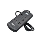 Plug Power B3-1 American Standard Plug Power Socket With 3 Heads 6 Sockets 3USB American Standard Extended Power Socket