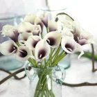 Table Artificial Latex Calla Lily Flowers For Home Wedding Party Office Table Decors