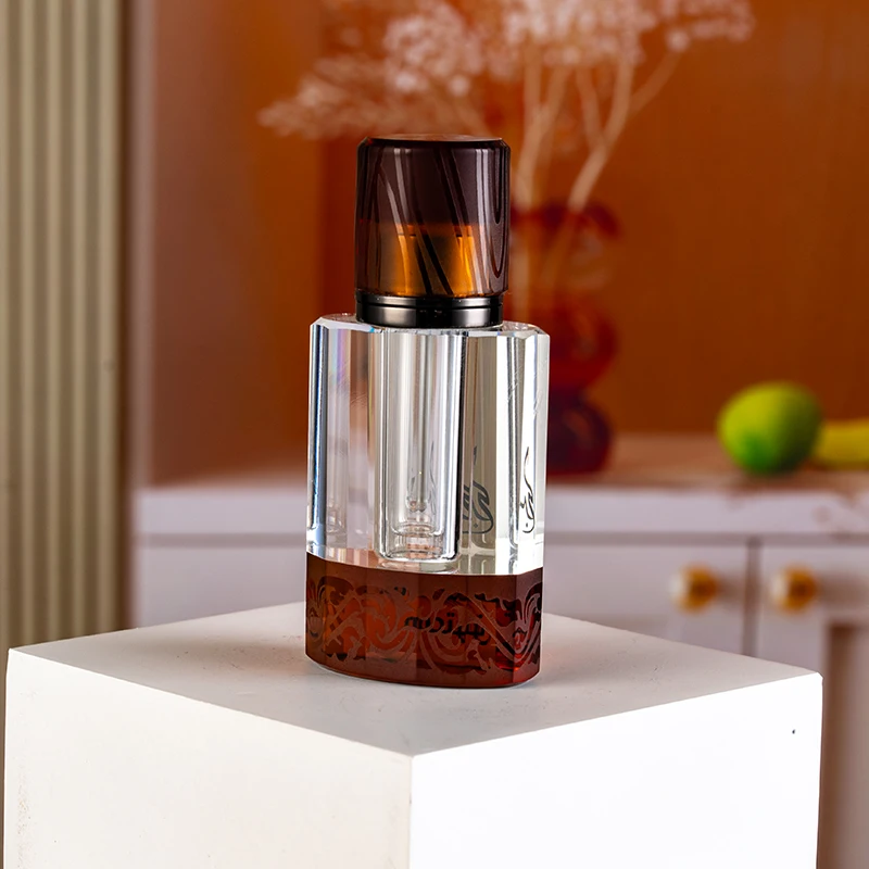 product new hot selling elegant low key glass empty bottle 6ml customizable crystal perfume bottle-7