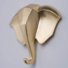 Wholesale Factory Price 3D Home Decorations Elephant Head For Wall Hanging Mount