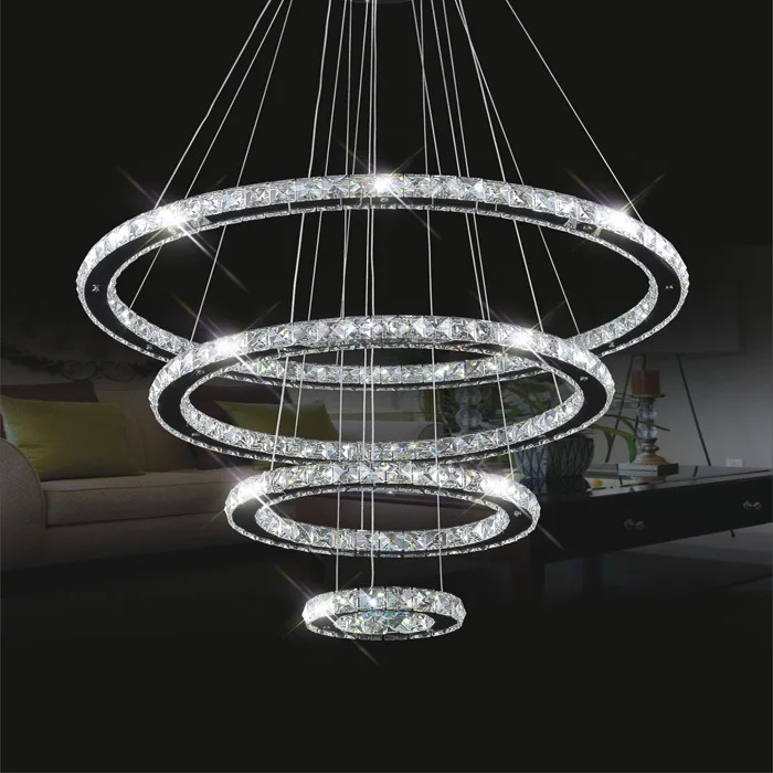 crystal circle lamp