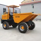 Wholesale Customized Cheap 5ton FCY50 4X4 China professional heavy transport dump tipper truck mini site dumper truck