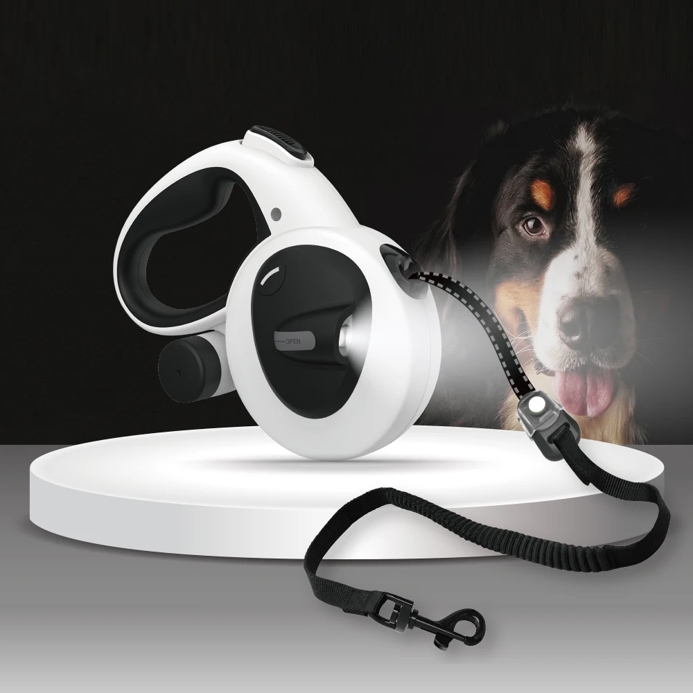 led retractable leash